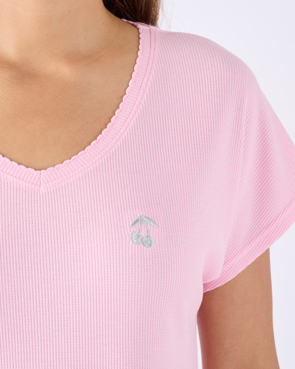 Pyjama 7/8 wafeltricot