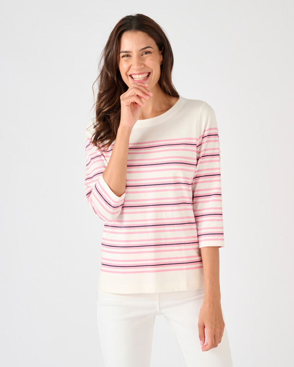 T-shirt marinière pur coton