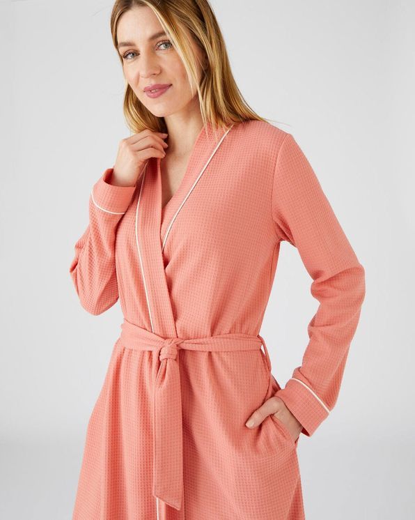 Robe de chambre maille gaufrée