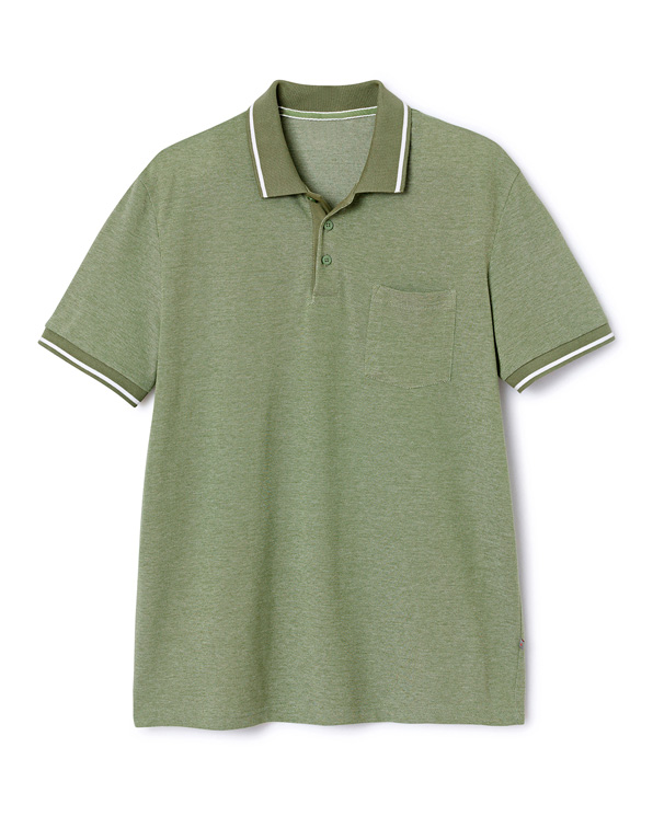 Poloshirt korte mouwen piqué tricot