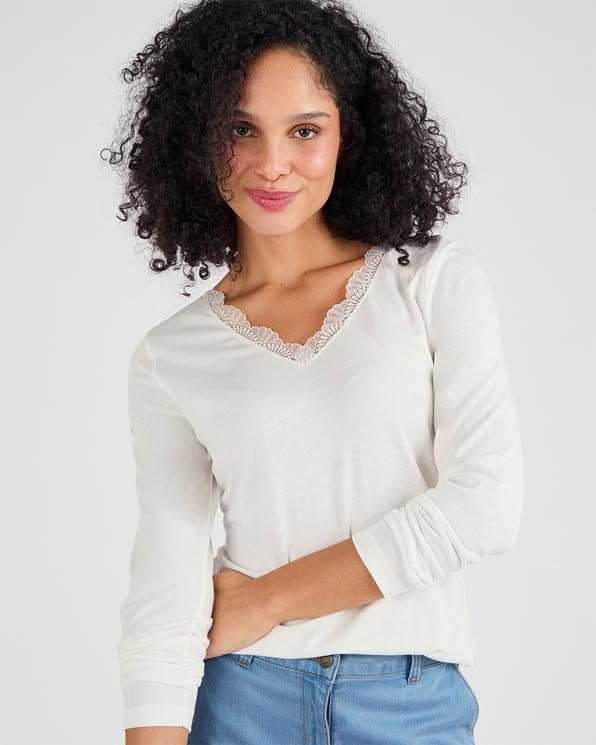 Thermol'love kanten T-shirt