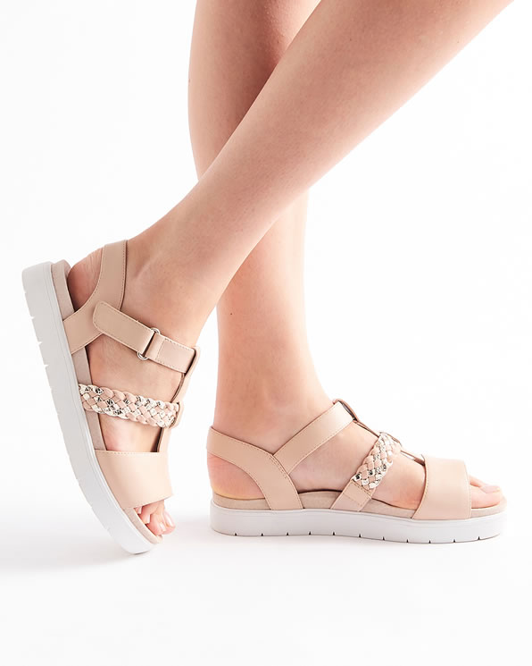 Sandales tressées Amortyl®