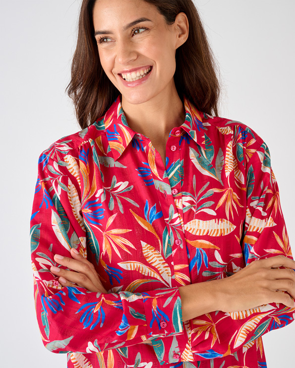 Strandblouse print Climatyl