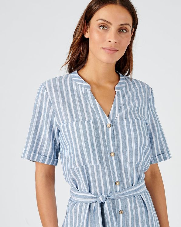 Robe mélange lin