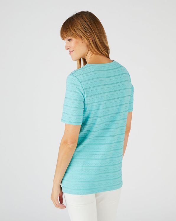T-shirt jacquardtricot