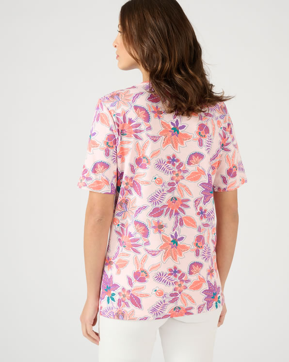T-shirt imprimé pur coton