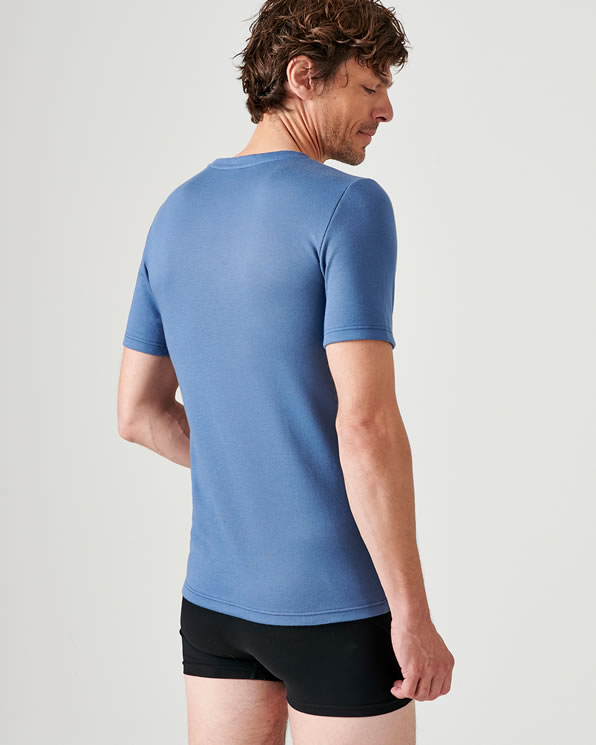 Dubbelzijdig gebreid T-shirt, lange mouwen Thermolactyl