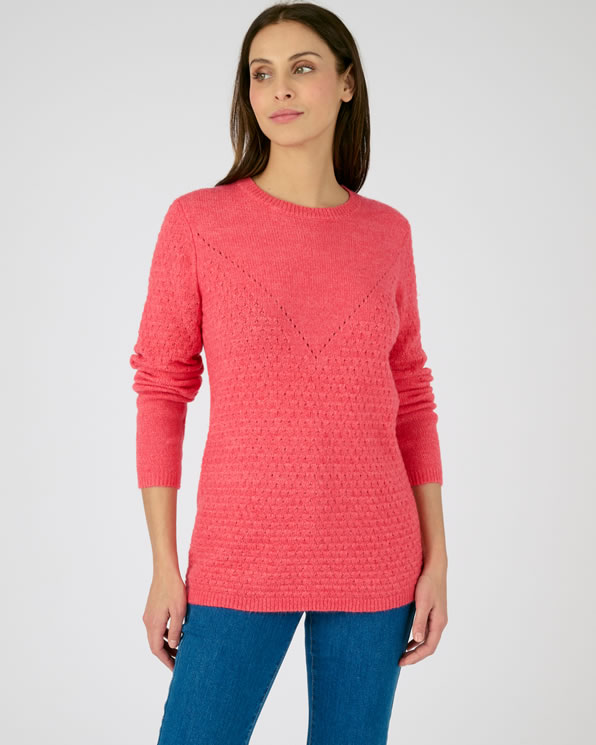 Pull in ajourtricot, Thermolactyl, gerecycleerde vezels*