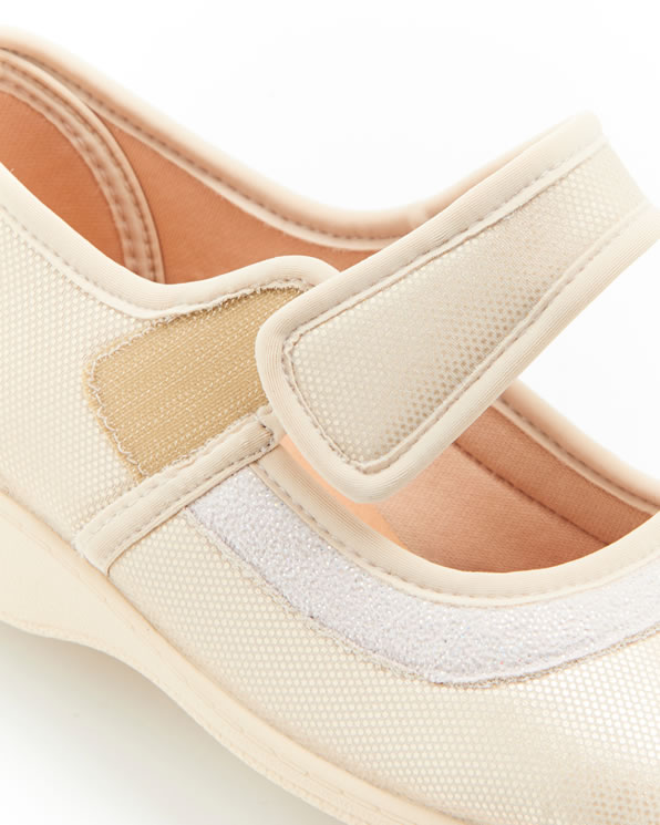 Ballerina met stretch en velcro-sluiting Piedical®