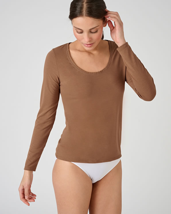 T-shirt met lange mouwen thermoregulerend Evolutyl