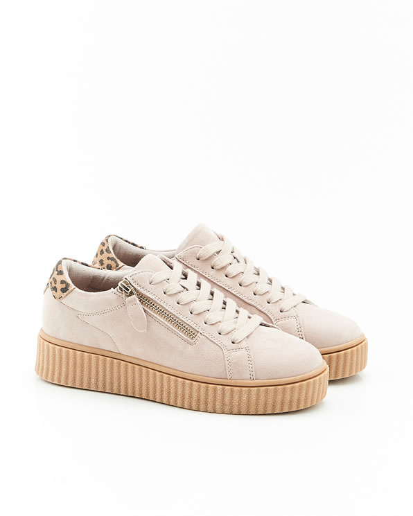 Amortyl tennisschoenen met sleehakken