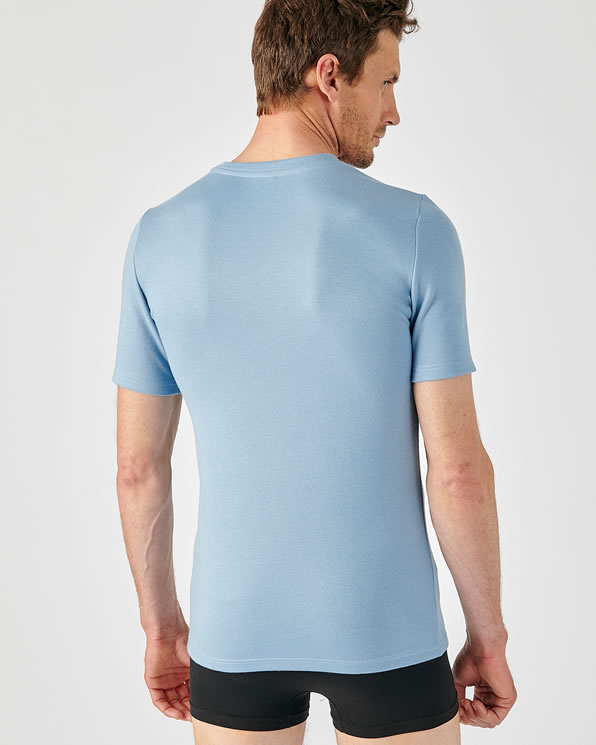 Dubbelzijdig T-shirt met V-hals Thermolactyl