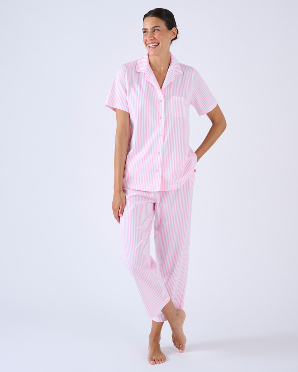 Pyjama 7/8ème boutonné