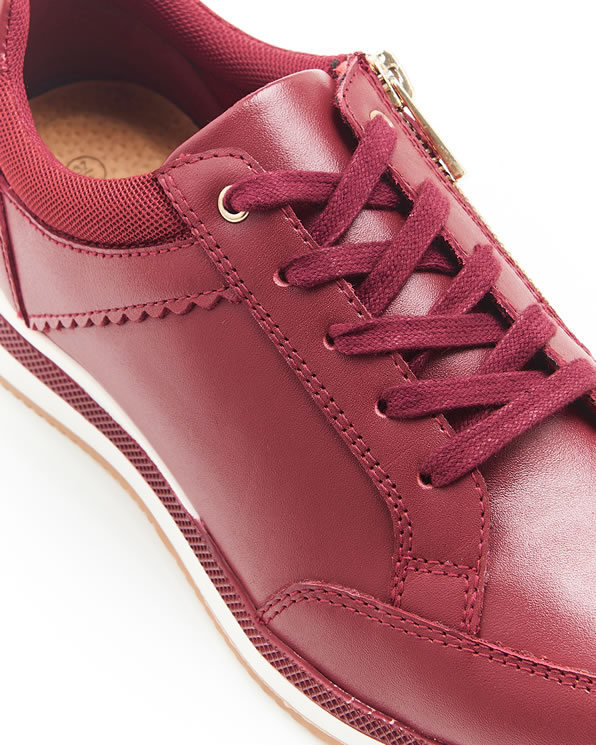 Amortyl sneakers met zigzagmotief