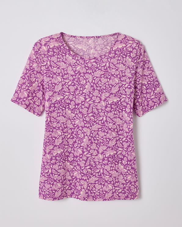 T-shirt en lin mélangé