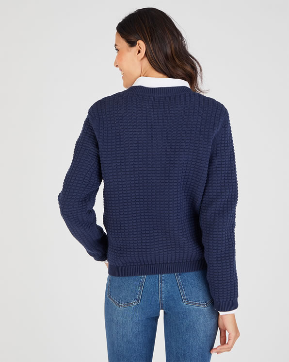 Cardigan pur coton