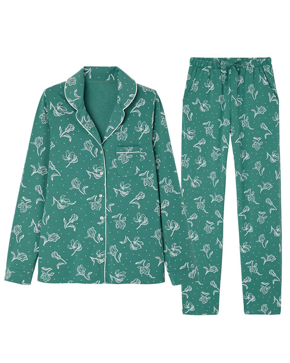 Pyjama met knoopsluiting Thermolactyl