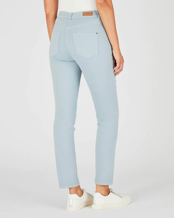 Jeans slim fit 7/8-broek 5 zakken Perfect Fit by Damart