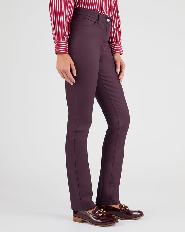 5-pocket gecoate broek