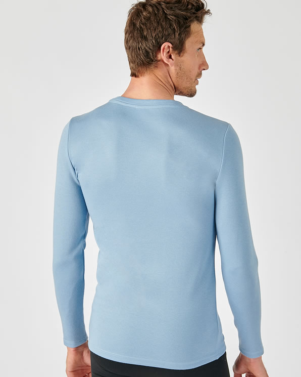 Dubbelzijdig gebreid T-shirt, lange mouwen Thermolactyl