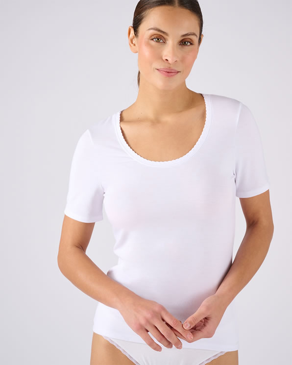 Thermoregulerend T-shirt Evolutyl Korte mouwen - dames