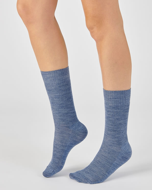 Lot de 2 paires de chaussettes mélange laine et Thermolactyl