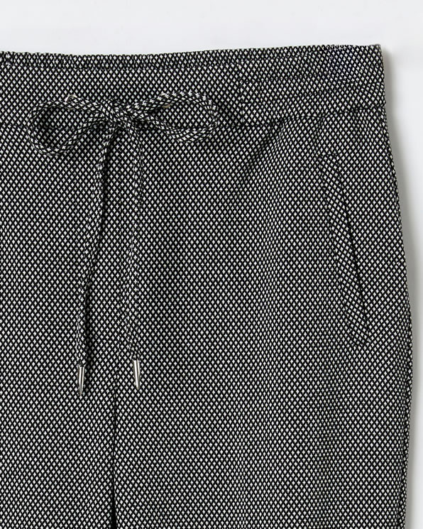 7/8-broek in milantricot, pull-on