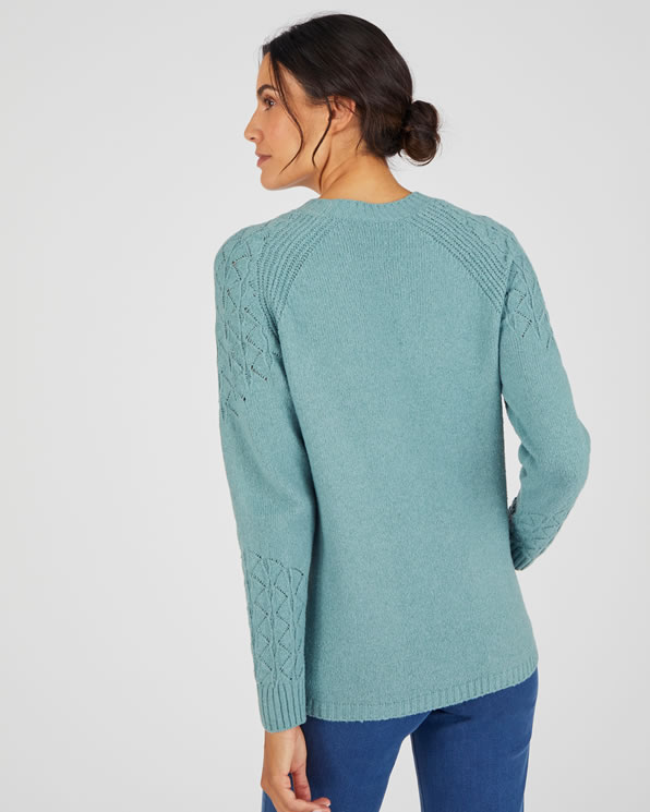 Trui van sierlijk tricot