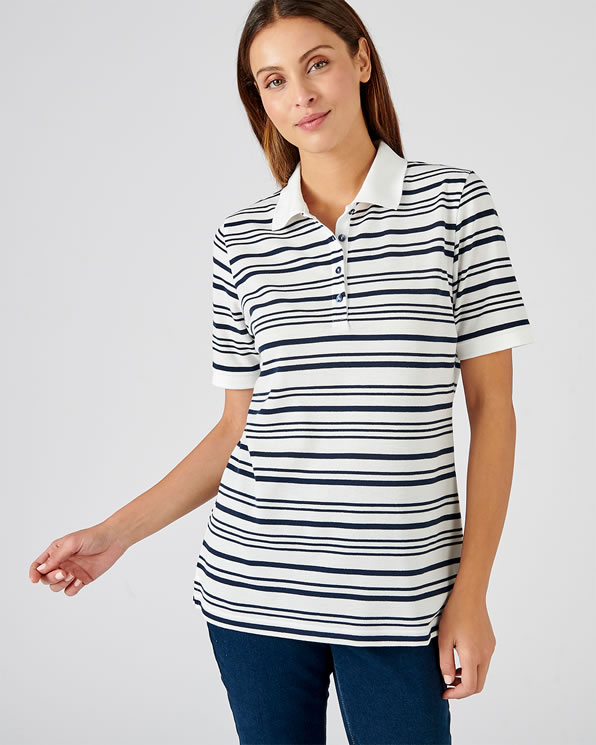 Polo maille piquée