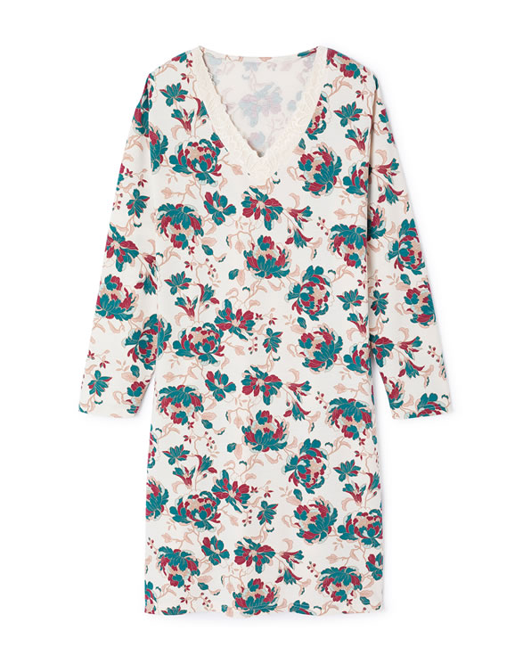 Nachthemd jersey tricot Thermolactyl