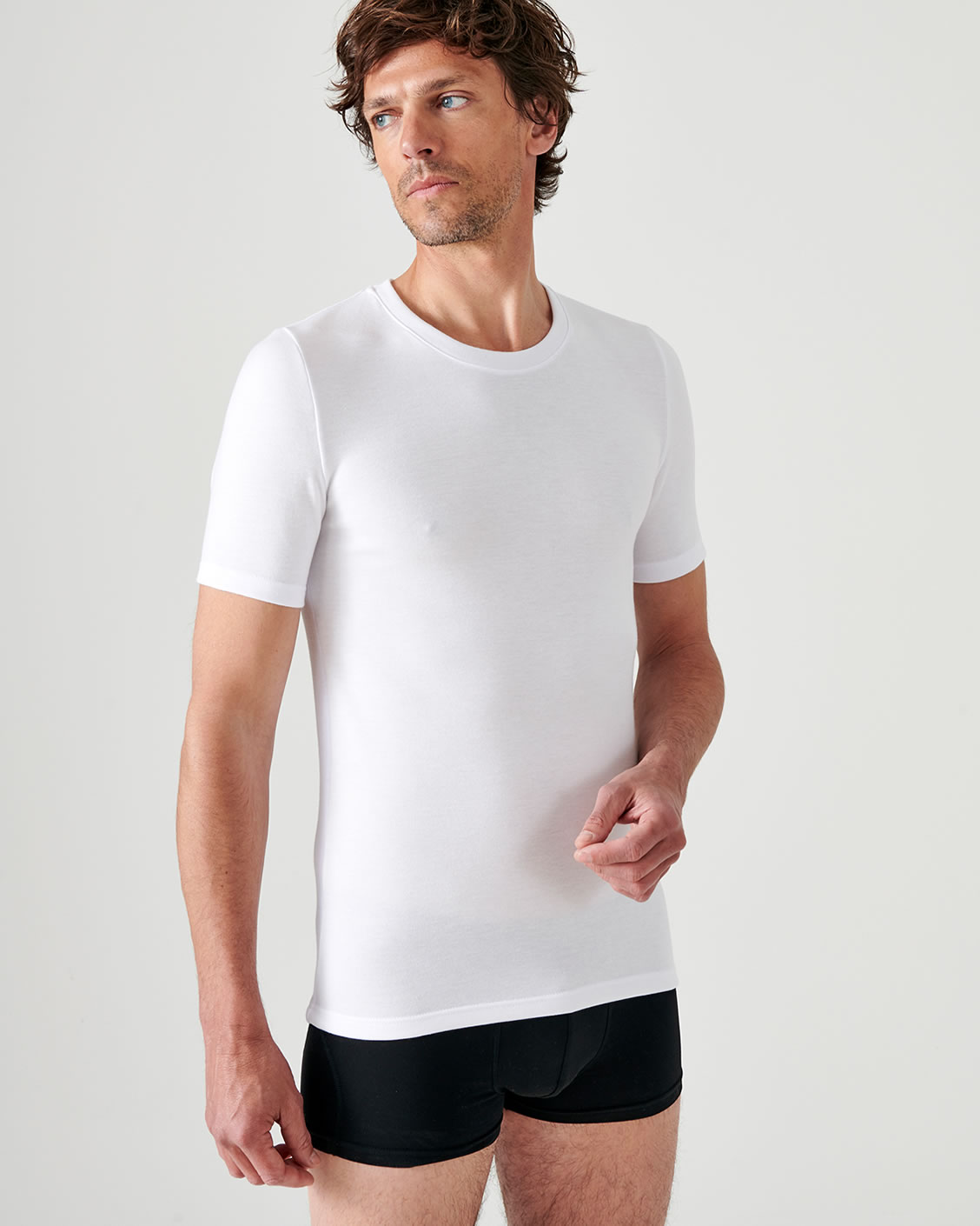 Dubbelzijdig T-shirt met V-hals Thermolactyl