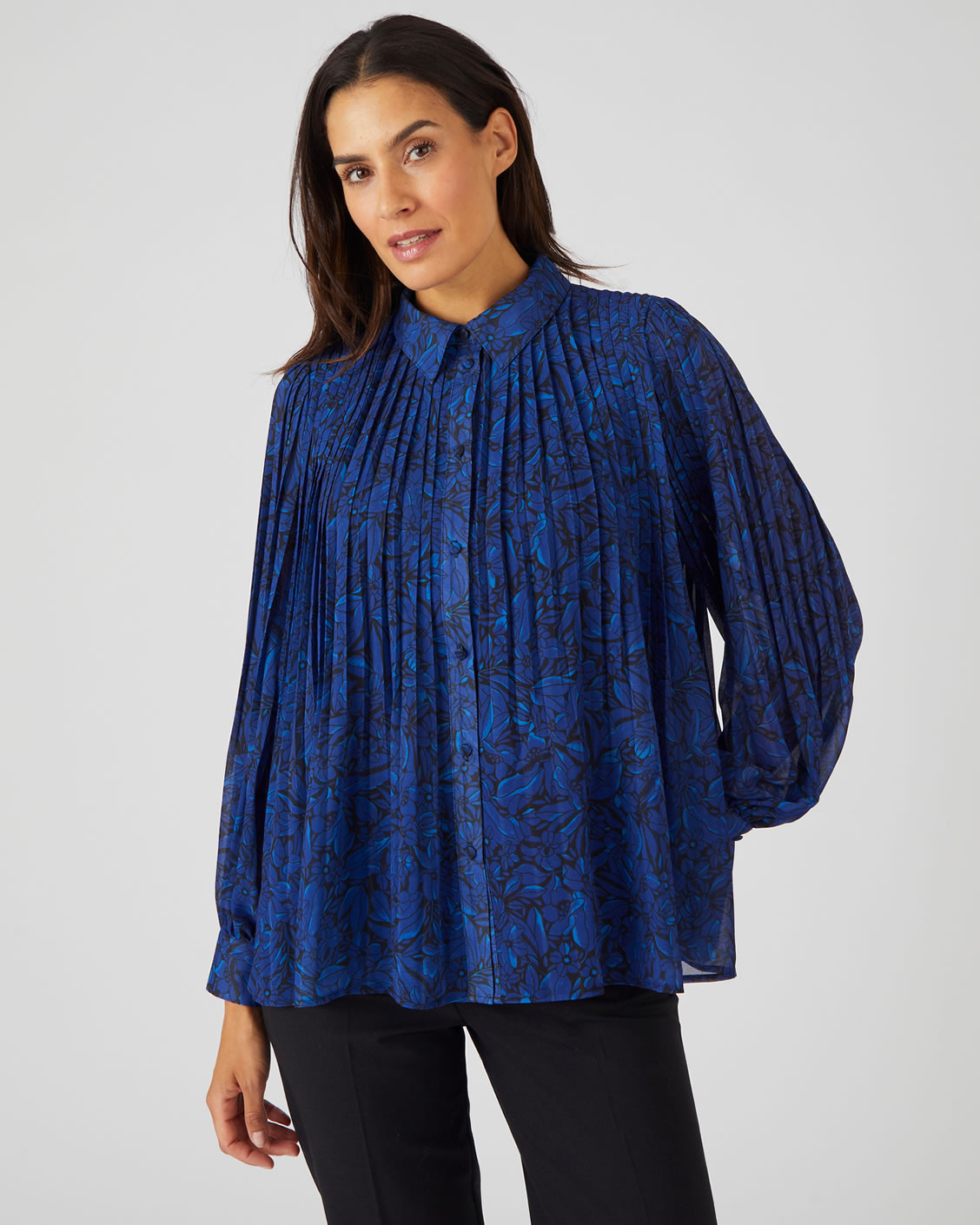 BLOUSE PLISSE