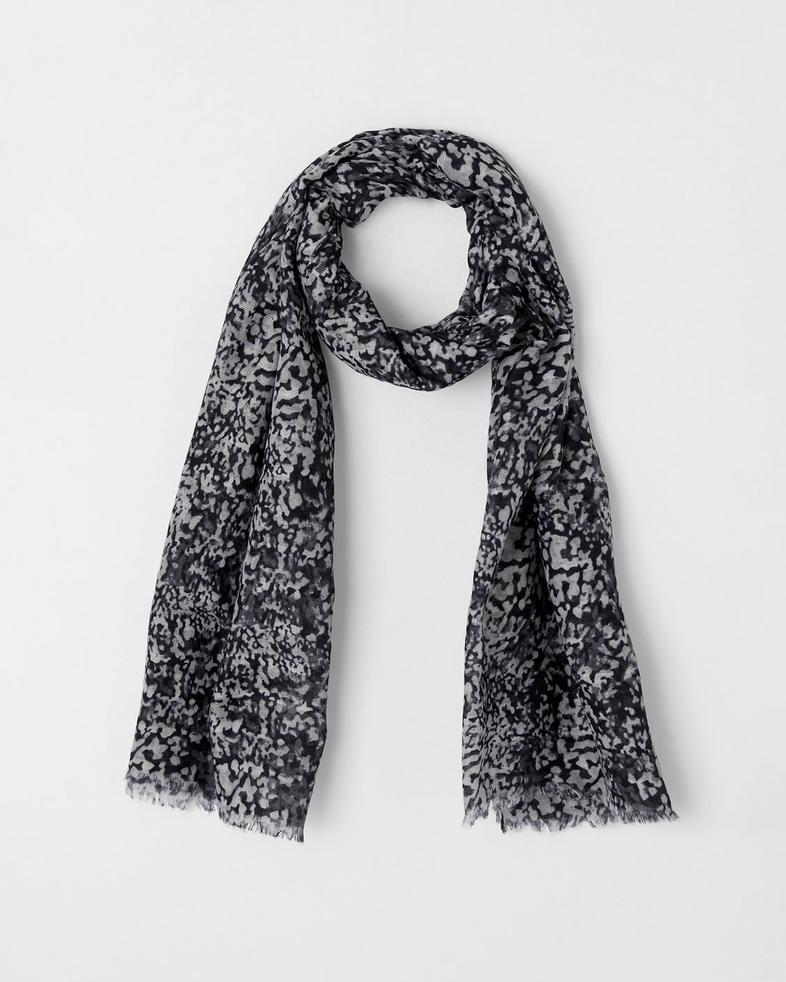 Foulard imprimé tachiste