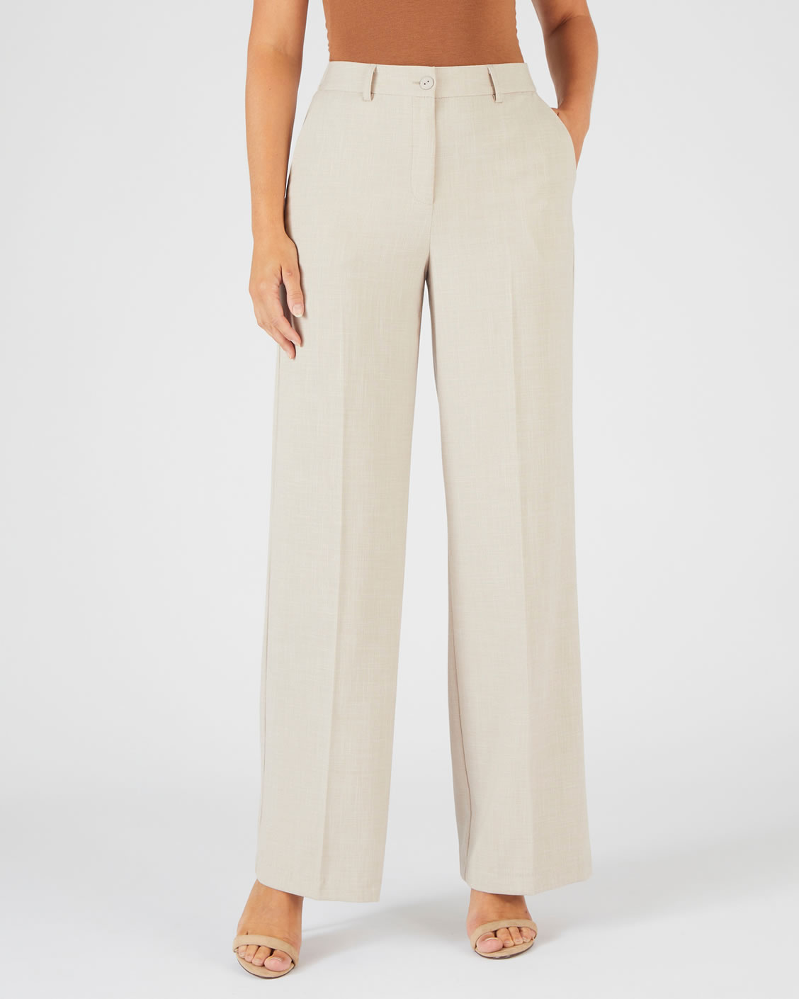 Klassieke glanzende broek