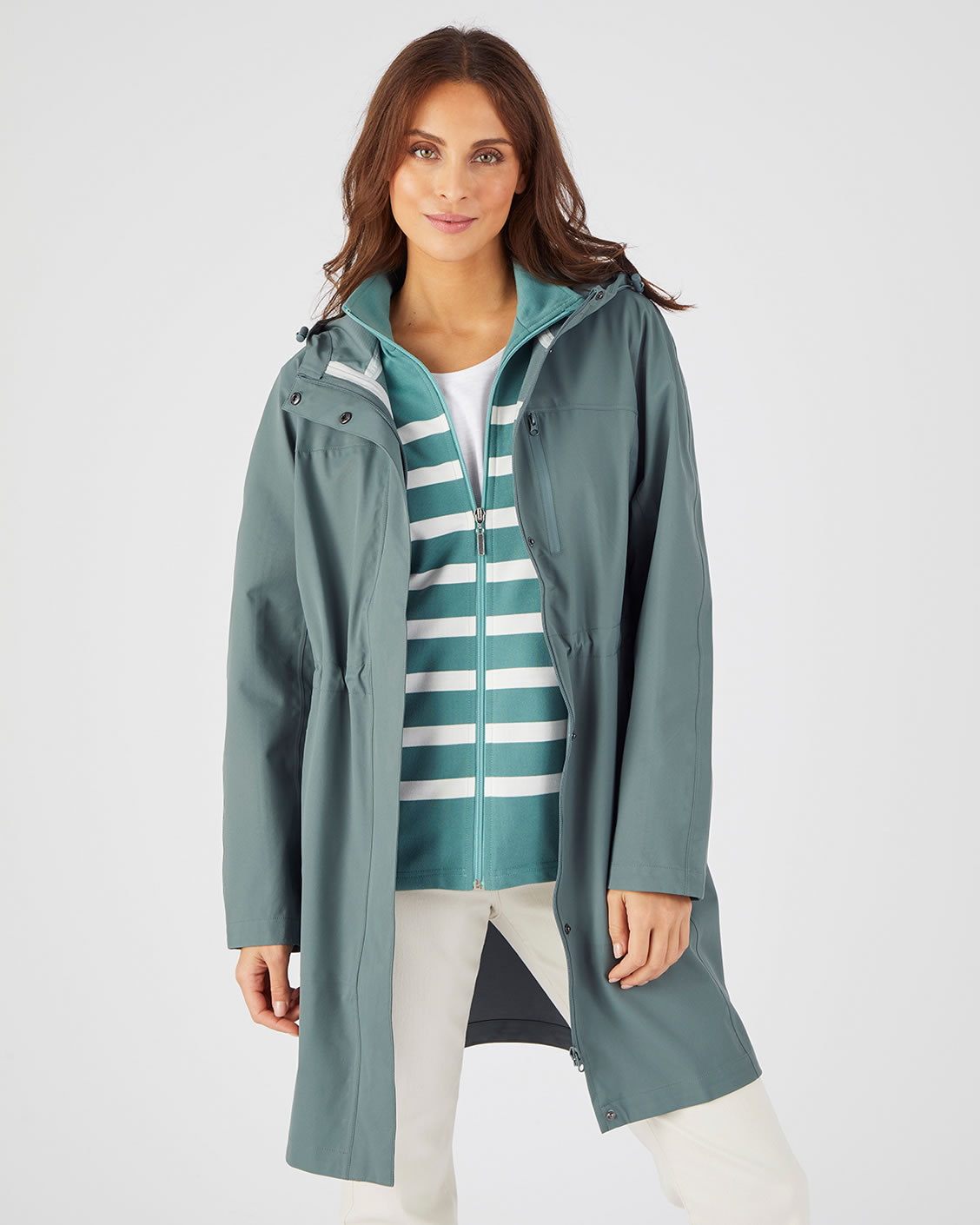 RainProtect lange parka by Damart
