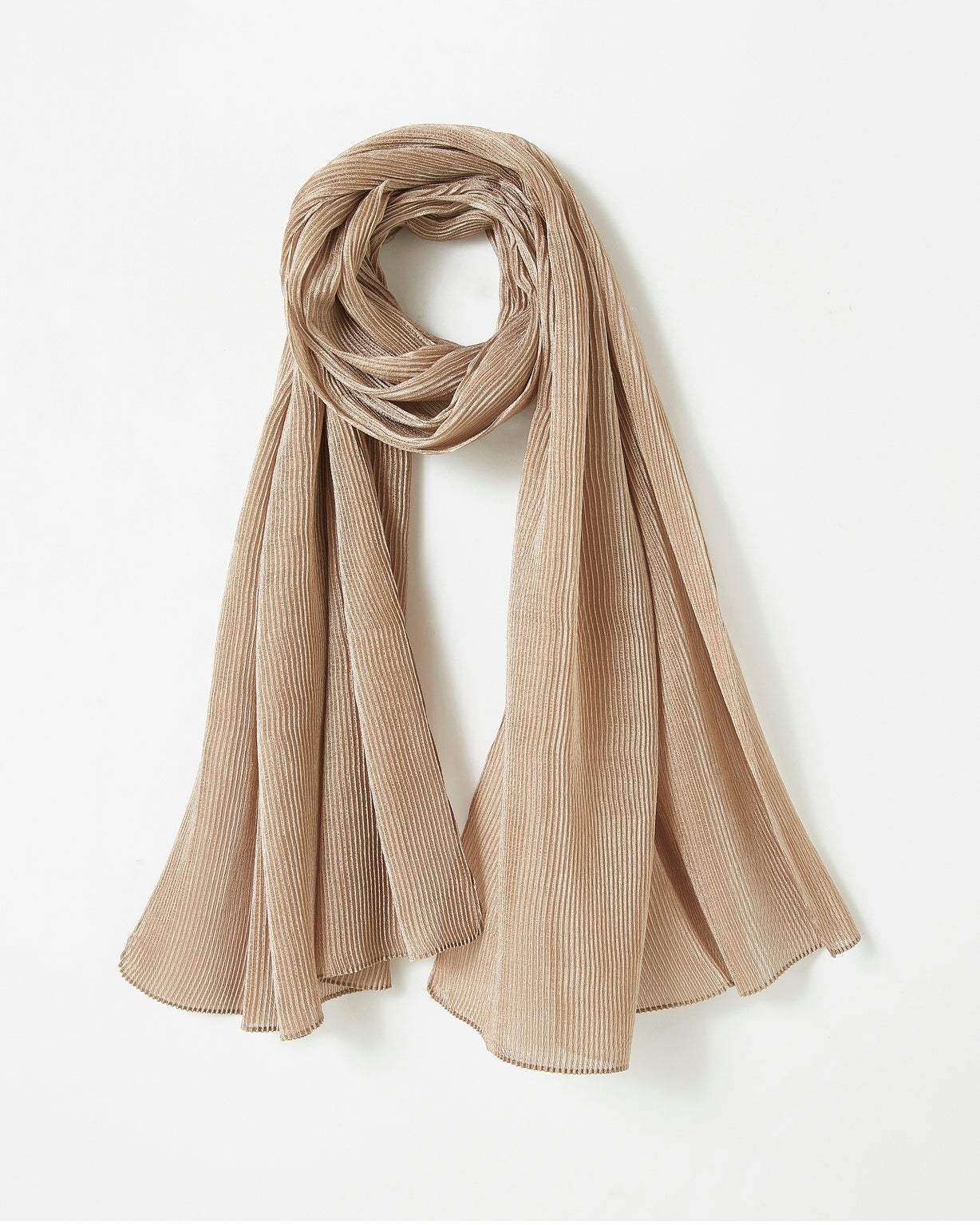 Foulard plissé