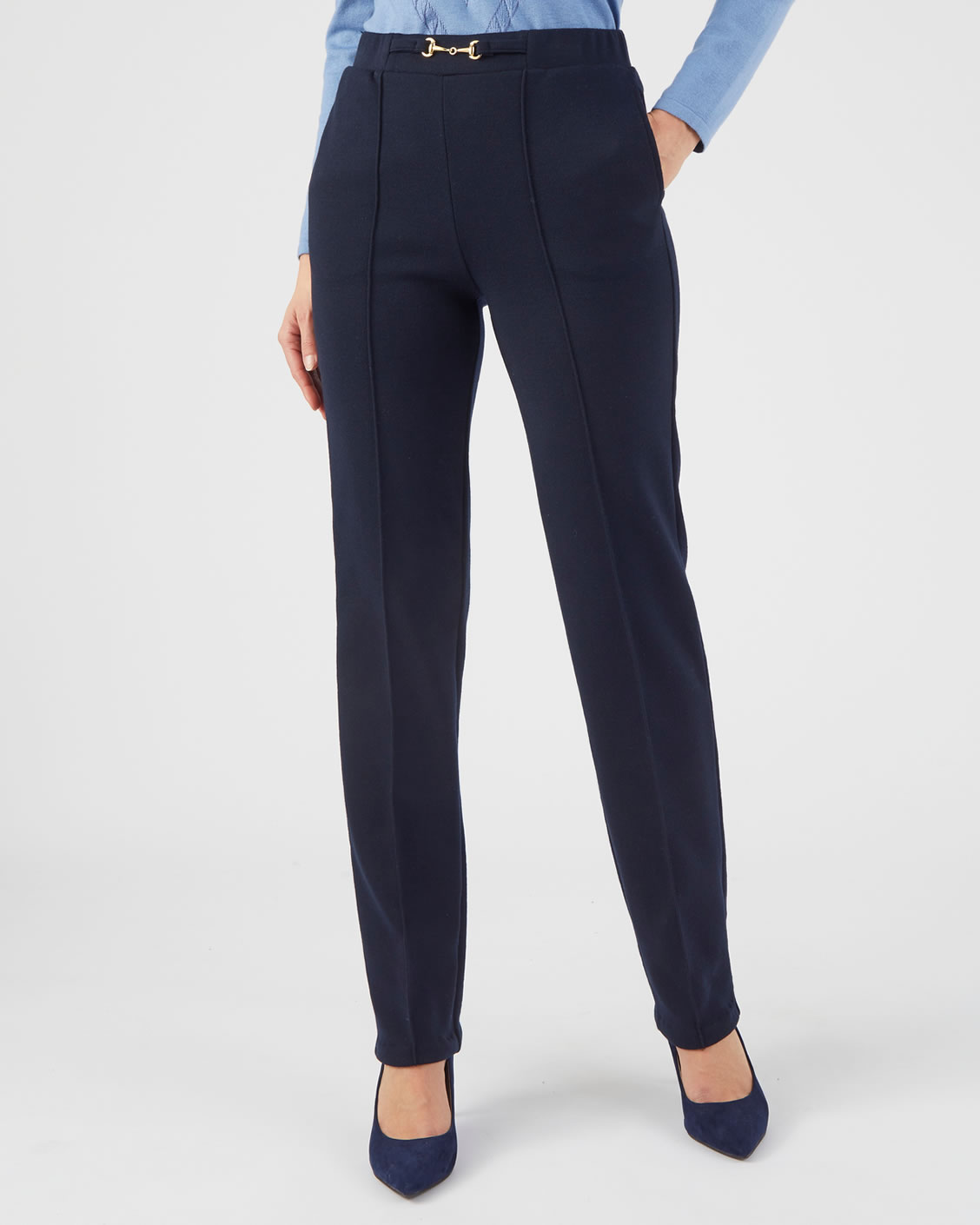 Pantalon rechte snit gebreid milano Thermolactyl Broeken Damart Belgie