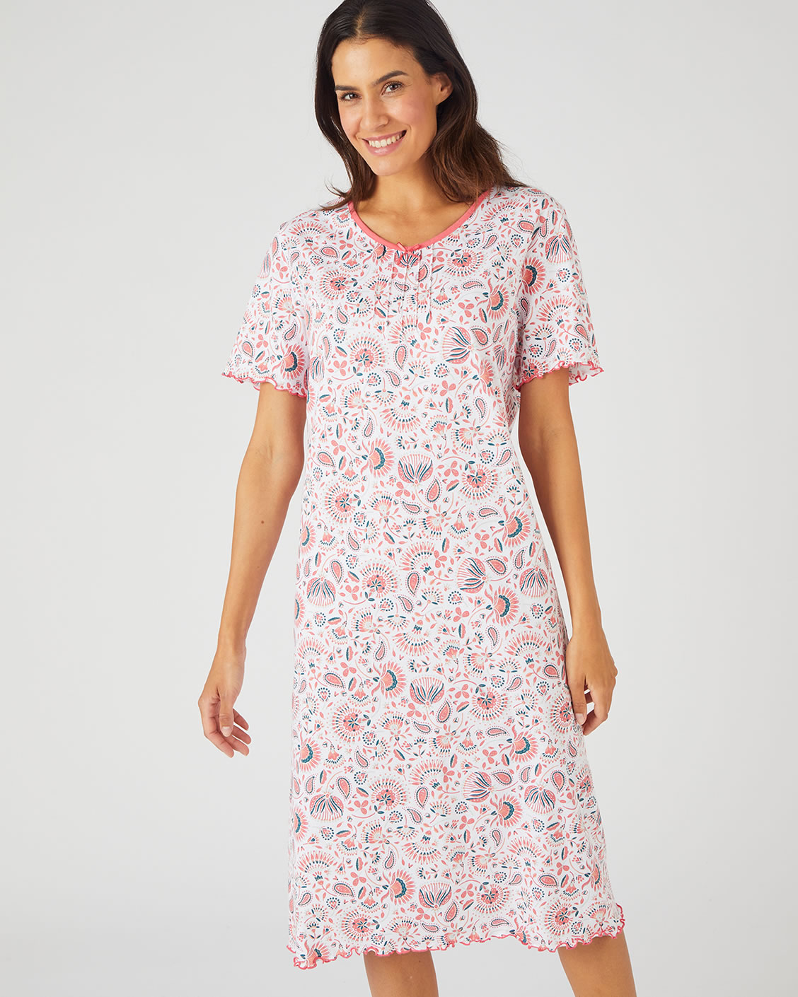 Chemise de nuit fleurie store