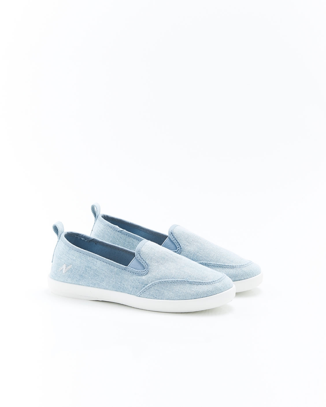 Climatyl pantoffels met chambray-effect