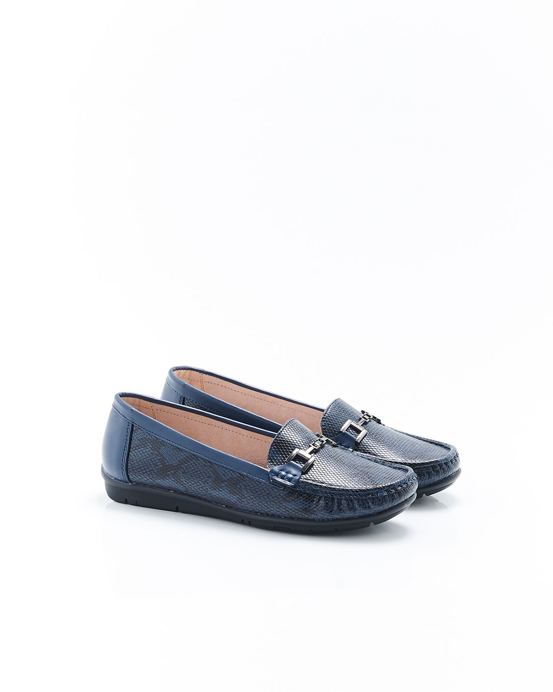 Mocassins boucle fantaisie esprit reptile Ballerines mocassins Damart Belgique