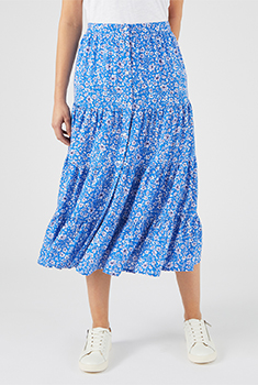 Rok met volants, *zuivere viscose Lenzing™ EcoVero™