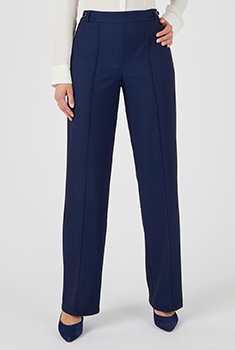 Broek van crêpe stretch