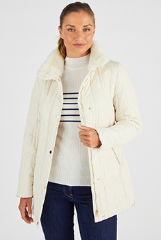 Parka courte ceinturée, doublée Thermolactyl