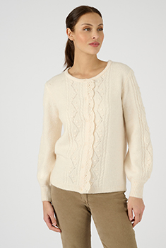 Cardigan maille fantaisie Thermolactyl