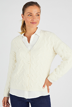 Gilet kabelgebreid Thermolactyl