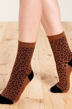 Lot de 3 paires de mi-chaussettes maille jacquard mélange laine