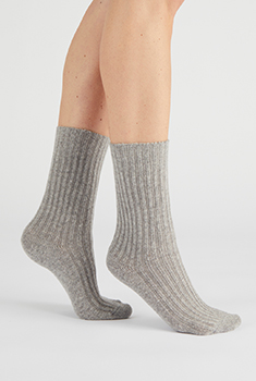 Lot de 2 paires de chaussettes maille côtelée Thermolactyl