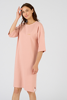 Nachthemd van wafeltricot