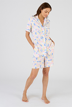Climatyl pyjamashort met knopen