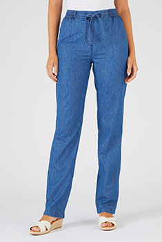 Chambray broek